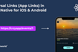Universal Links (App Links) in React Native for iOS & Android