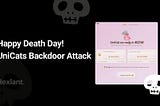 Happy Death Day! UniCats Backdoor Attack