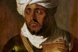 A picture of Ruben’s painting of the Moorish king Melchior hold a gold box