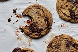 Vegan Tahini Chocolate Chip Cookies