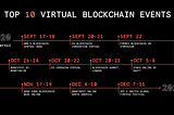 TOP 10 VIRTUAL BLOCKCHAIN EVENTS FOR FALL