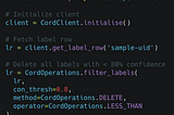 Label I/O should be as simple as calling a function