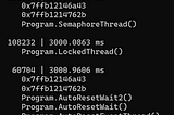 Measuring the impact of locks and waits on latency in your .NET apps
