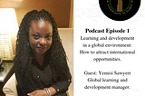 Podcast Lessons: How Nigerians Can Learn In a Global Environment and Position For The Next Level.