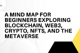 A Mind Map for Beginners Exploring Blockchain, Web3, Crypto, NFTs, and the Metaverse