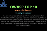 Web application penetration test OWASP top 10