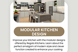 Modular kitchen design | Regalo Kitchens