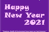 Happy NEW YEAR 2021