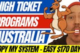 High Ticket Affiliate Marketing Australia