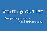 Has the Mining Outlet been Converted from Bitcoin Computing Power to Hard Disk Capacity?