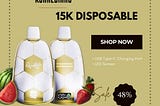 🔥 Ronaldinho 10–15K Disposable Vape — 18ml | 48% Off at VapeNear! 🔥