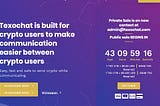 The incoming of new informing messaging cryptographic application — TEXOCHAT