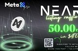 NEAR is listed in MetaX PRO. Let’s celebrate!