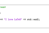 在 LaTeX 文件中嵌入程式碼