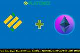 Liquid Staked ETH Index (LSETH) token is Listed on Platonex