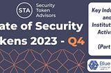 Key Institutional & Industry Activity (Part 1): State of Security Tokens 2023 — Q4