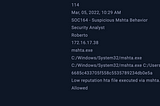 LetsDefend-SOC-164- Suspicious Mshta Behavior