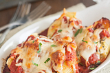 Spinach, Artichoke, & Feta Stuffed Shells