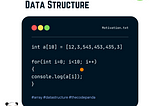Array: A Well Known Data Structure