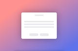 Make a simple re-usable modal dialog system with vanilla JavaScript