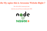 Docker, Nginx, NodeJs, SSL #4
