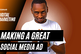 thumbnail describing a tip for making social media ads