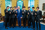 BTS, graduate of Global Cyber University, go to the White House for Anti-Asian Hate Crime Debate