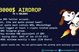 Airdrop Announcement