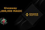 Giveaway 5,000,000 MAGIC for 200 winners