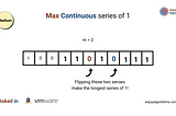 Max Continuous Series of 1s-Interview Problem