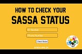 SASSA Status Check for SRD R350 Payment Dates