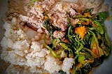 Turkey Steaks with Turnip Greens and Brown Rice in Creamy Mushroom Sauce: A Healthy and Delicious…