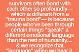 Trauma Bond — Please Learn What it is Before Using the Expression