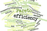 Pareto efficiency and Blockchain Technology.