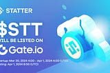 Statter Network (STT) Will Be Listed on Gate.io on April 1st