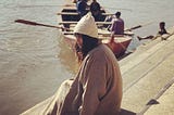 Holding a fragile rope of twisted thread, 
towing this boat of hope over Chenab,
Will my wishes be…