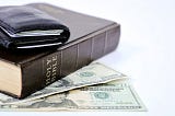 Bible, money & wallet