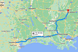 Road Trip: Texas — Louisiana — Mississippi