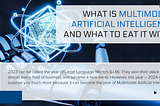What is Multimodal Artificial Intelligence and What to Eat It With?