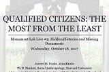 Qualified Citizens: The Most from the Least