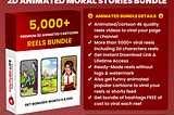 Animated 5000+ Reels Bundle by YTL Courses (Moral stories)