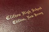Clifton High School Diploma; Clifton, NJ; Clifton High School Class of 96; Maria Dal Pan