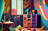colorful room