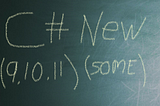 C# — New! and not so new (C#9, 10, 11)