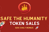 SafeTheHumanity Token Sales Going Live on June 11