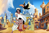 a poster of old 1979 Sinbad’s adventures cartoon