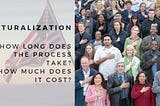 How long is the naturalization process in New York and New Jersey?