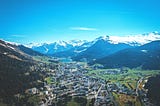 Davos, Switzerland in the spring/summer