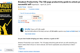 Introducing Breakout Productivity: An All-in-one Self-Help Book Fit for 2019