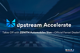 Upstream Accelerate Takes Off with ZENITH Automobiles Sion — Official Ferrari Dealer!